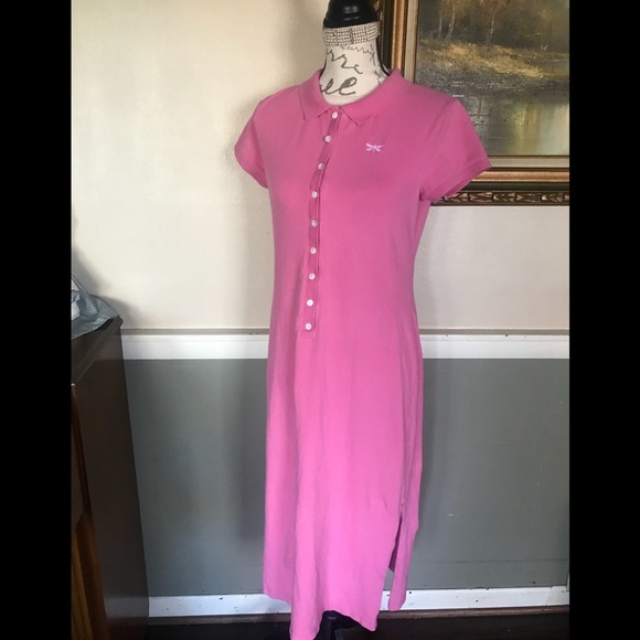 Talbots Pink Petite Polo Dress M - Picture 2 of 8